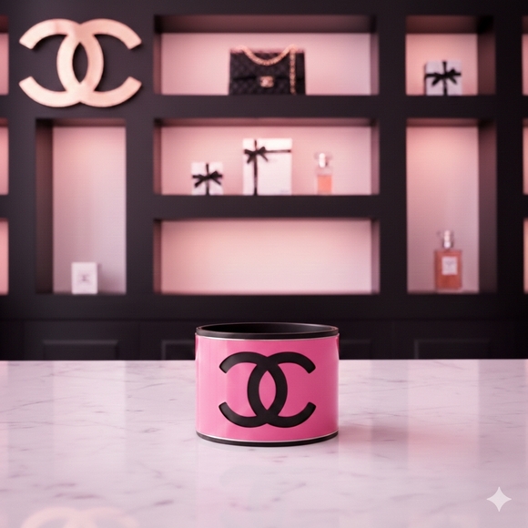 .. Jewelry - Iconic Pink and Black Logo Cuff